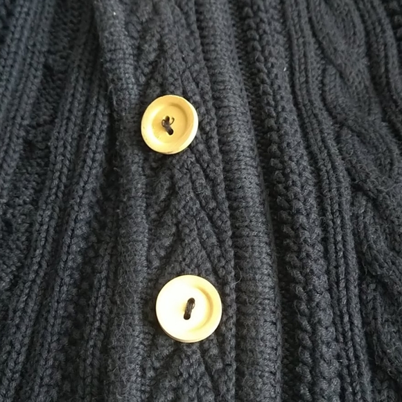 L.L. Bean Navy Knit Cardigan XS - Picture 3 of 6